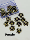 Kundan patches, decorative fabric patches
