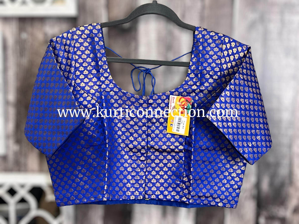 Royal blue blouse