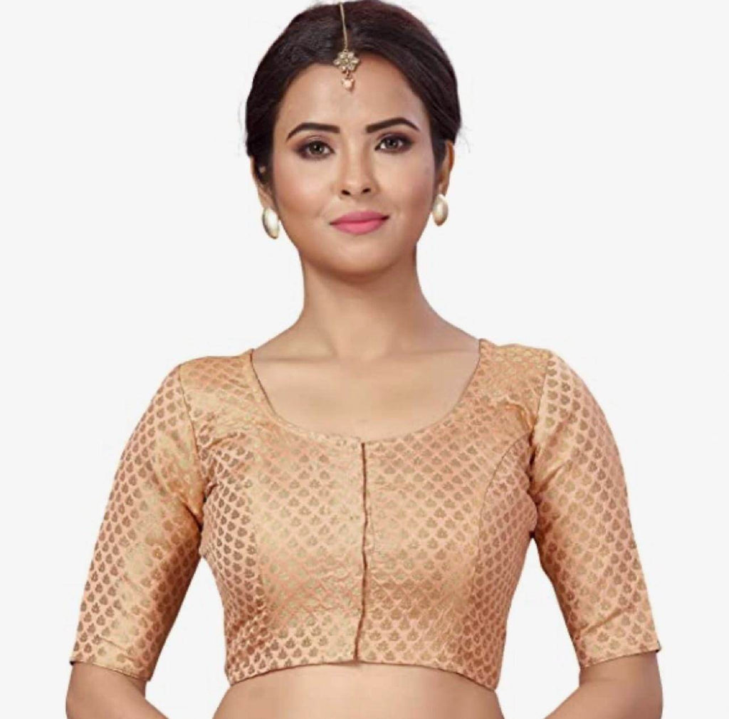 Silk blouse | light peach