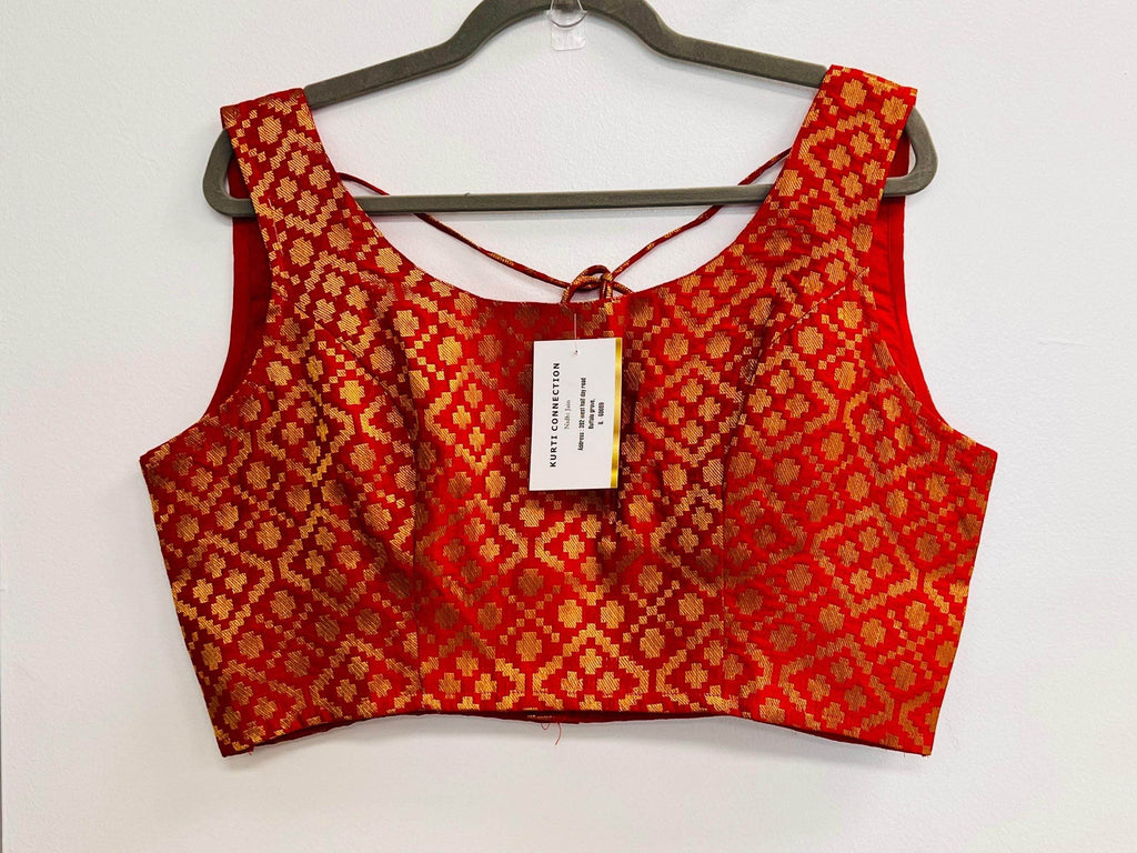 red blouse