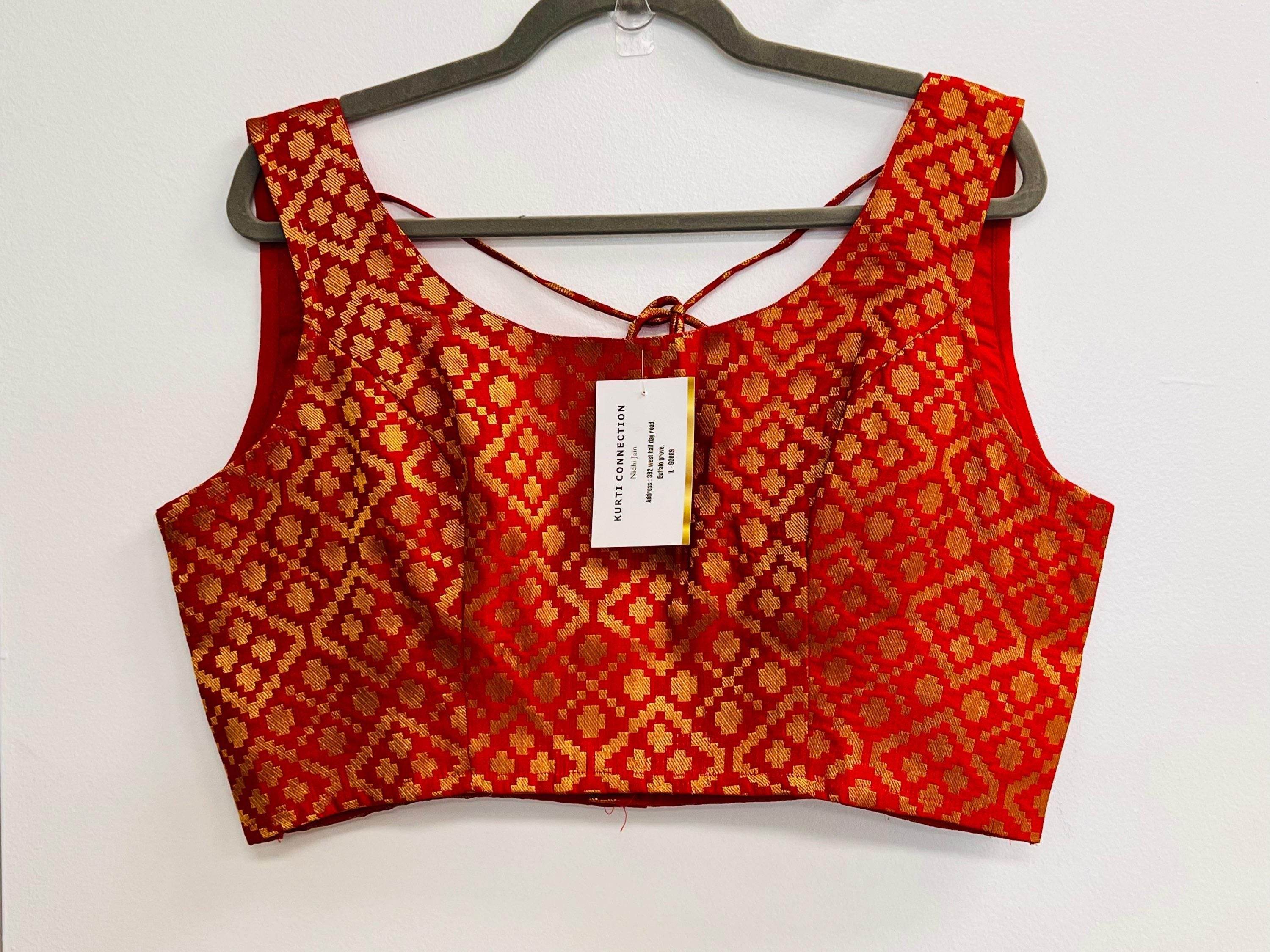 red blouse