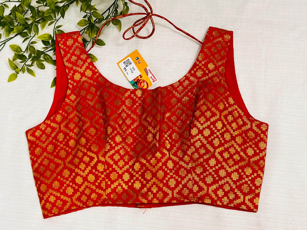 red blouse