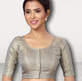 Silk blouse : grey
