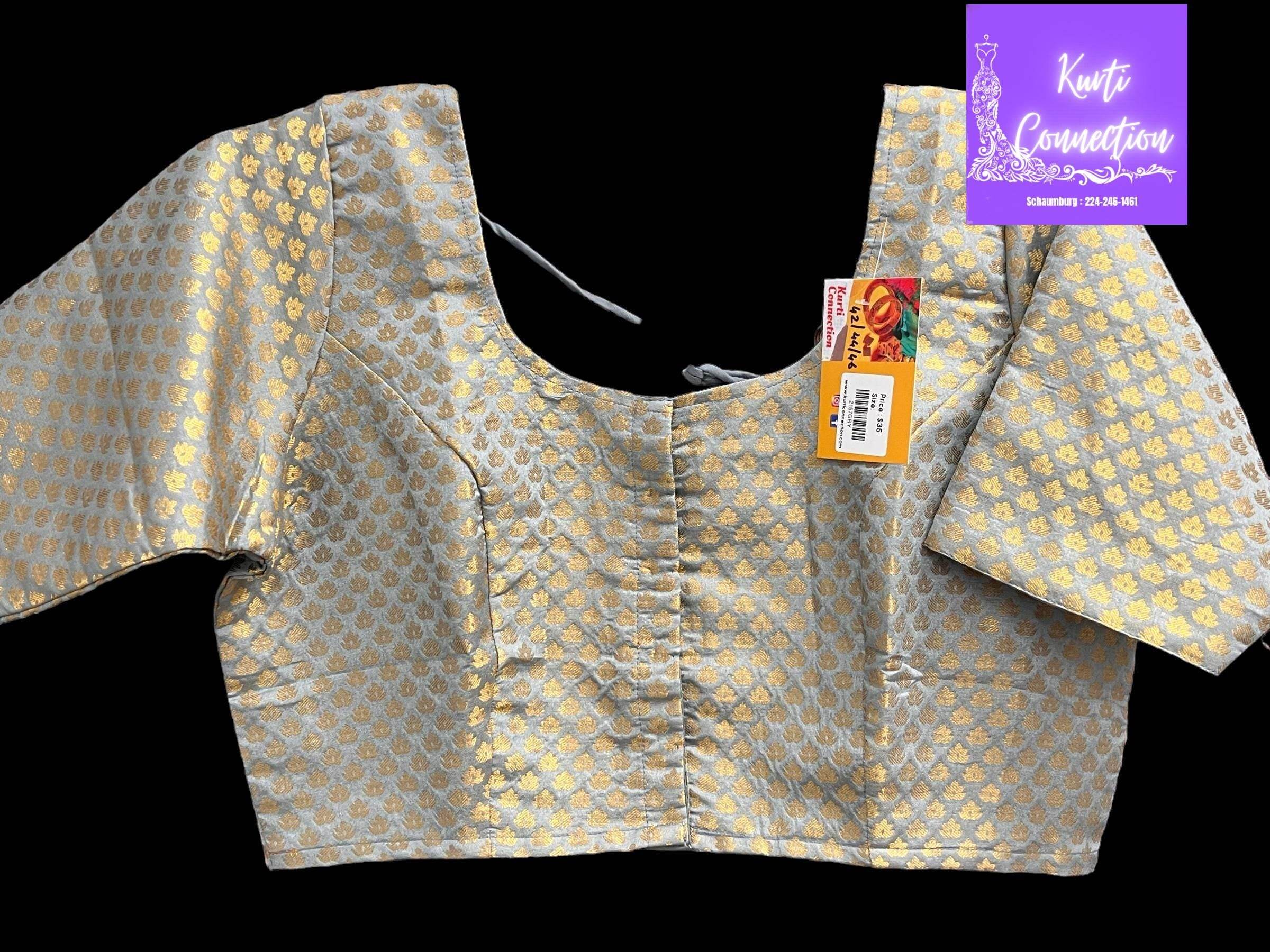 Silk blouse : grey
