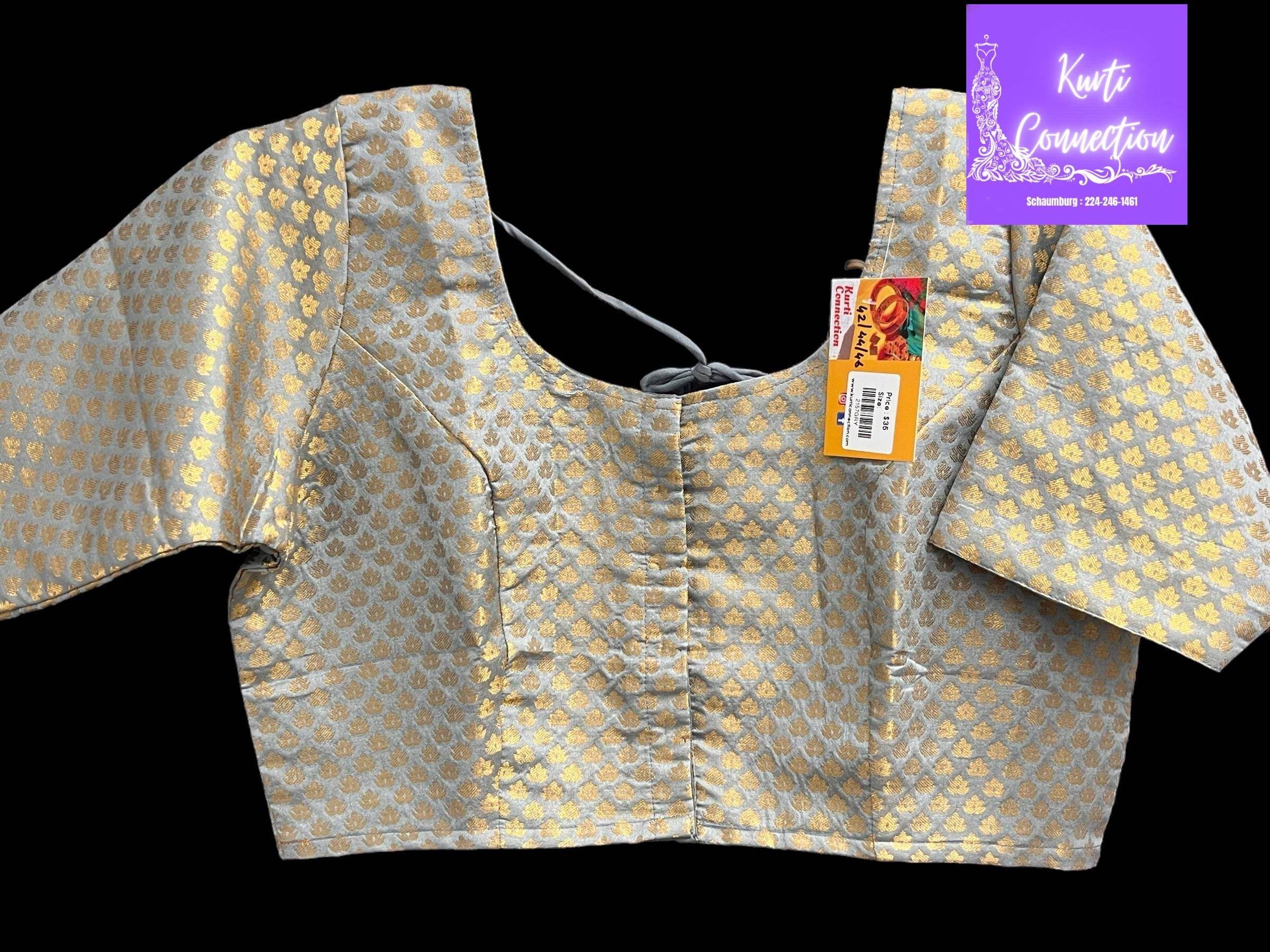 Silk blouse : grey