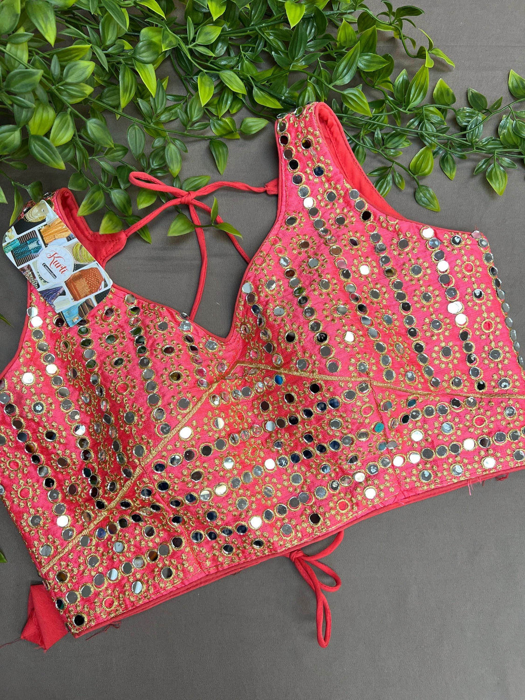 Mirror work blouse : Colors available