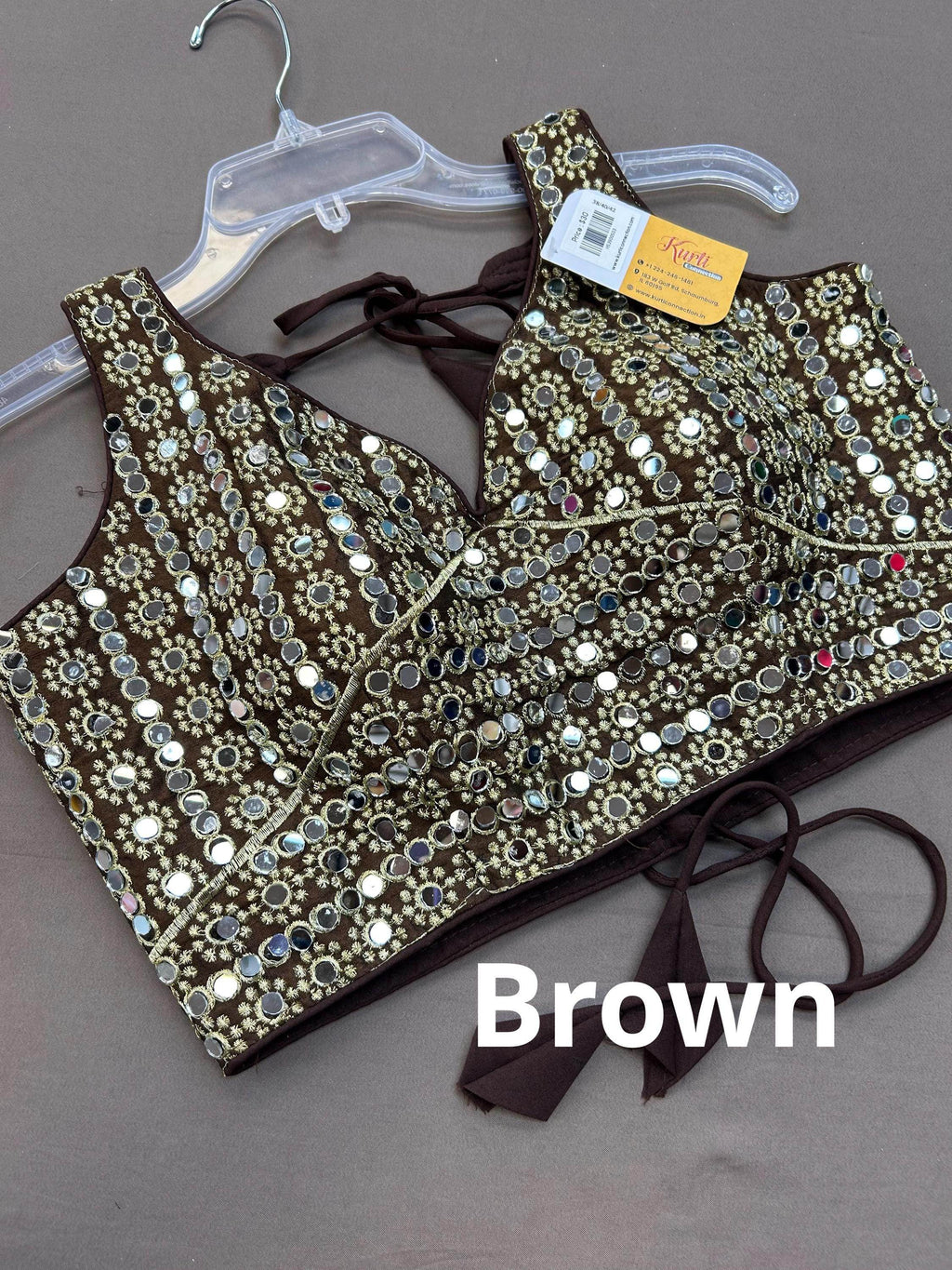 Mirror work blouse : Colors available