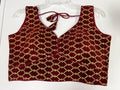 2173 Maroon velvet blouse | readymade blouse for saree