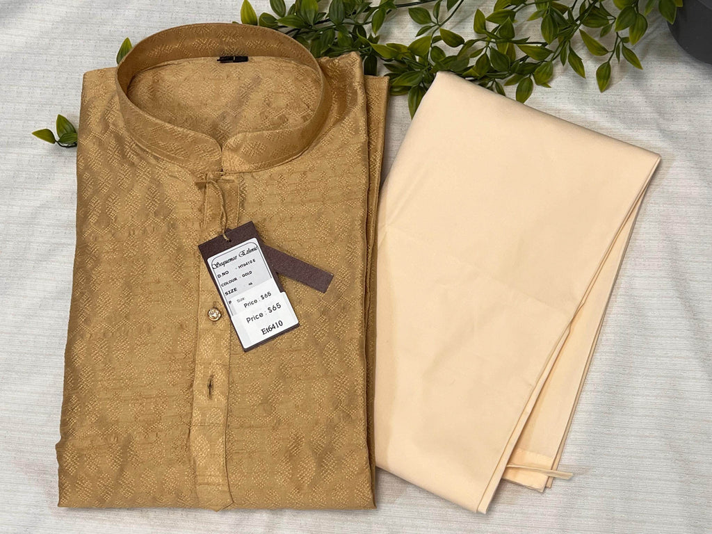 Golden kurta pajaama