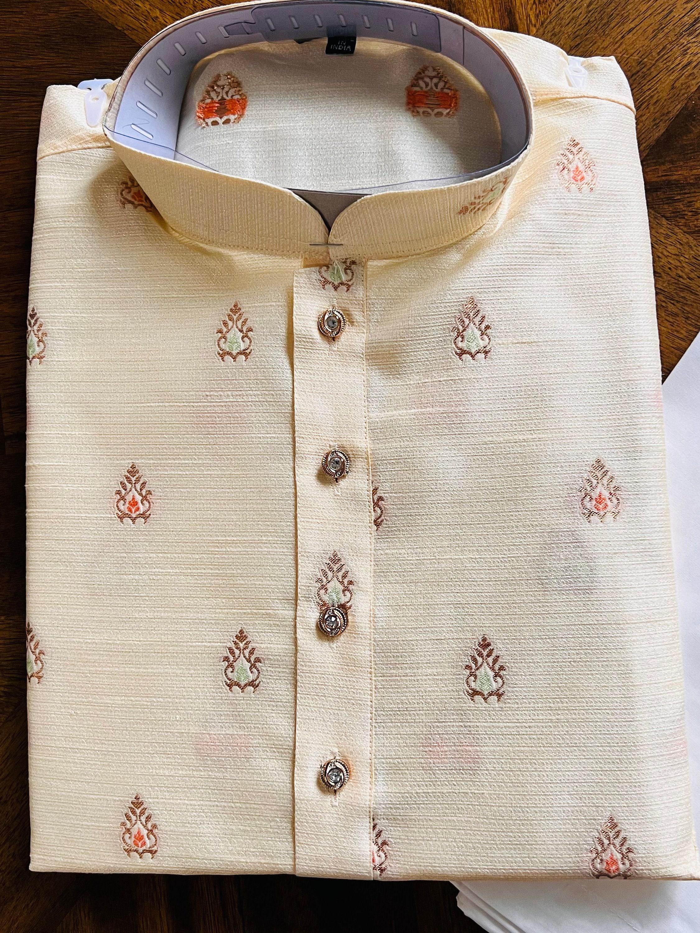 Silk kurta pajama set , Mens kurta pajaama