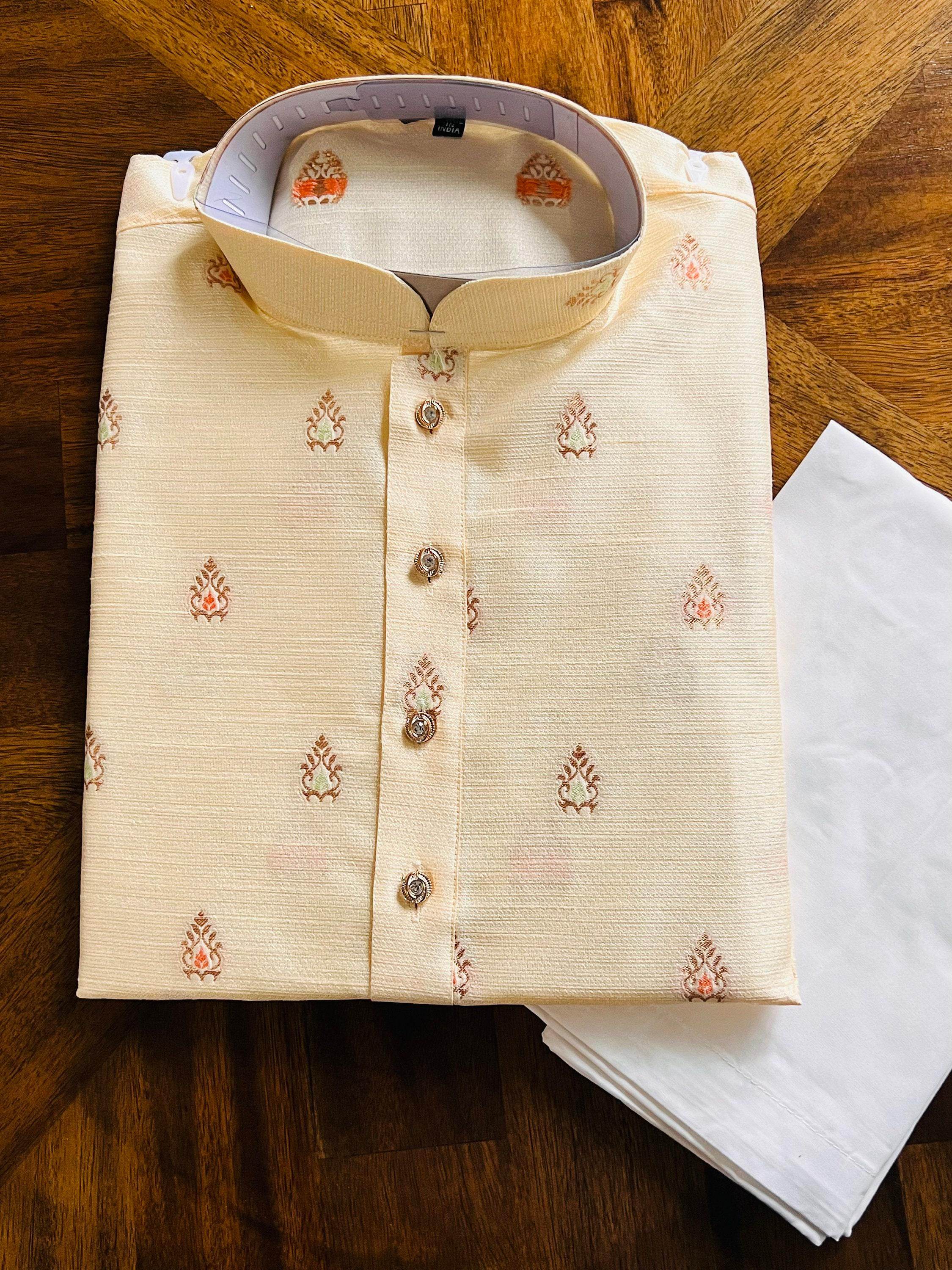 Silk kurta pajama set , Mens kurta pajaama