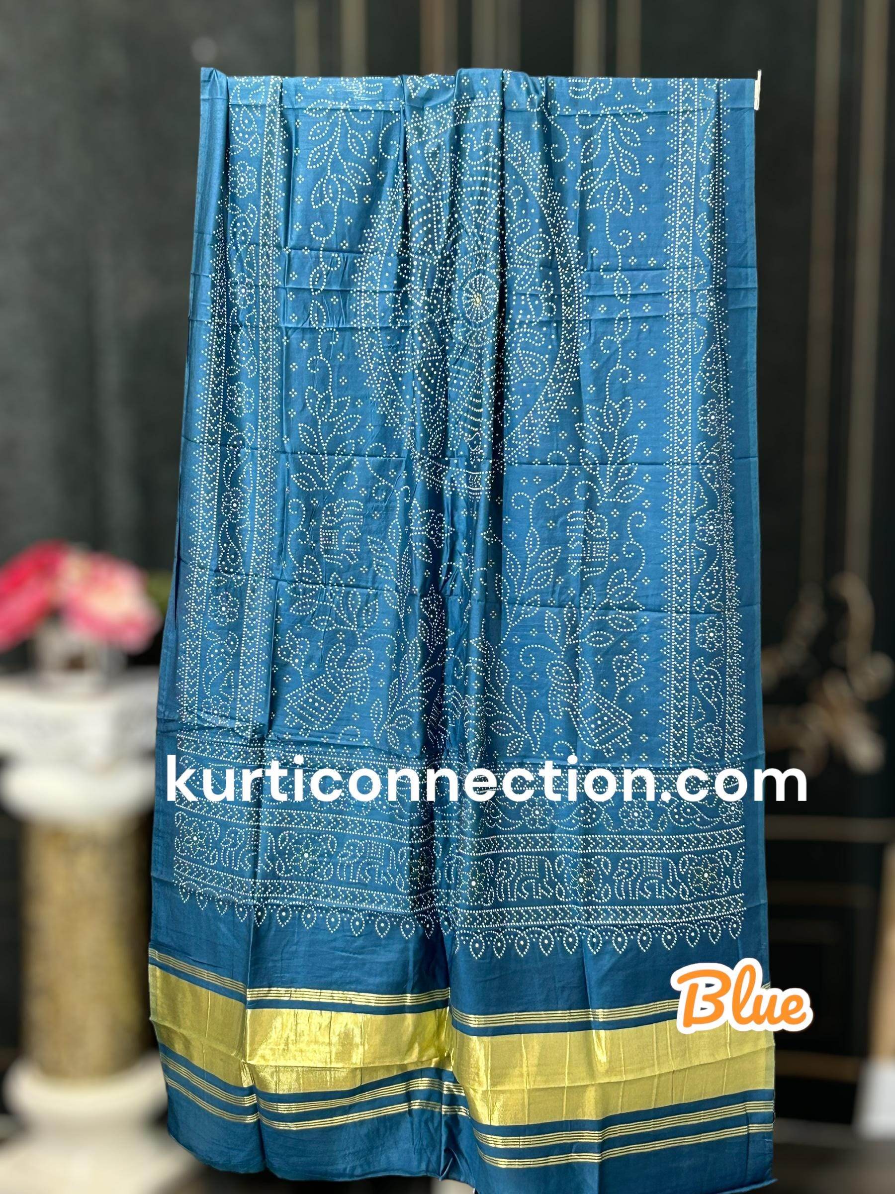 Gajji silk dupattas
