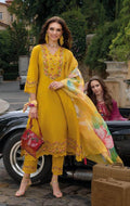 Silk party wear suits | A line kurti sets