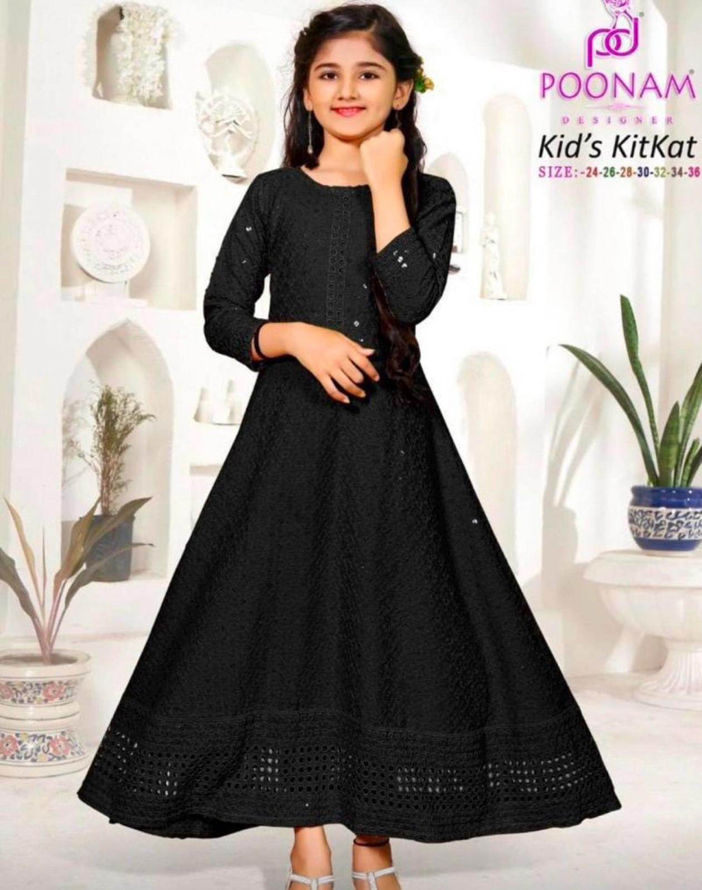 Chikankari Kurti for young girls