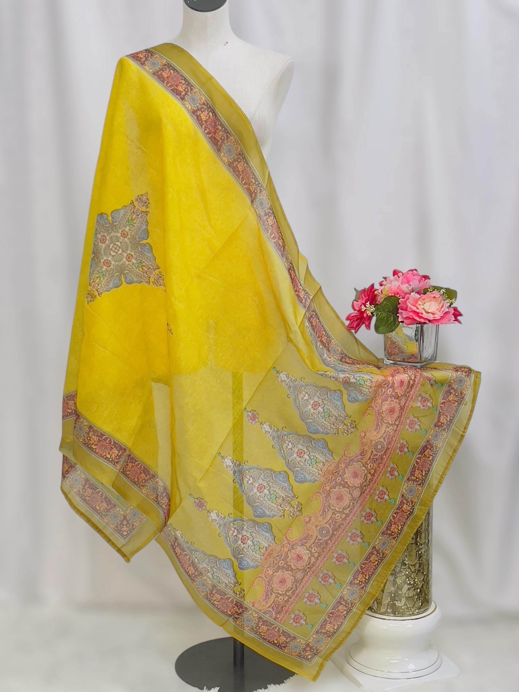 Digital print dupatta