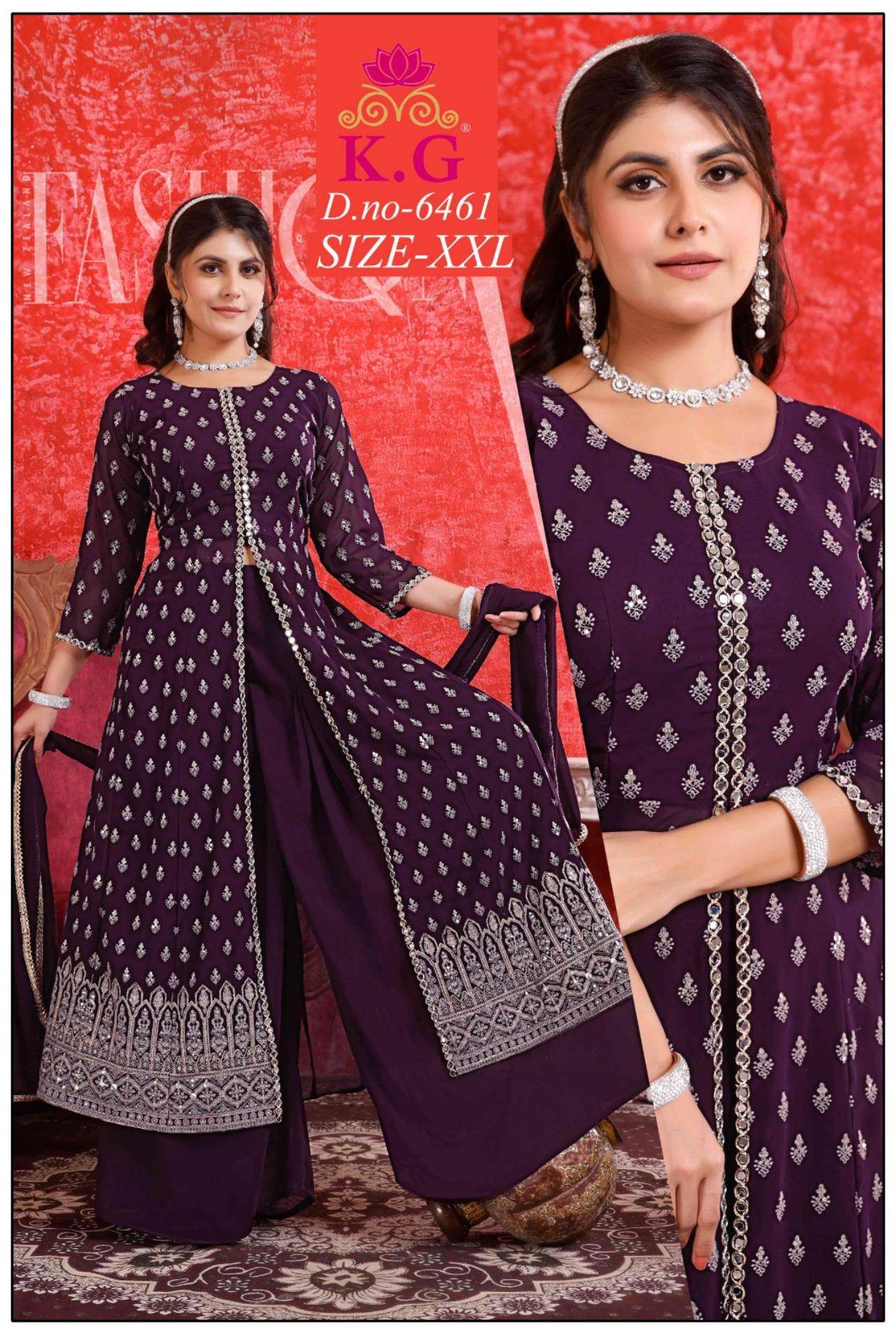 Georgette Kurti pant set