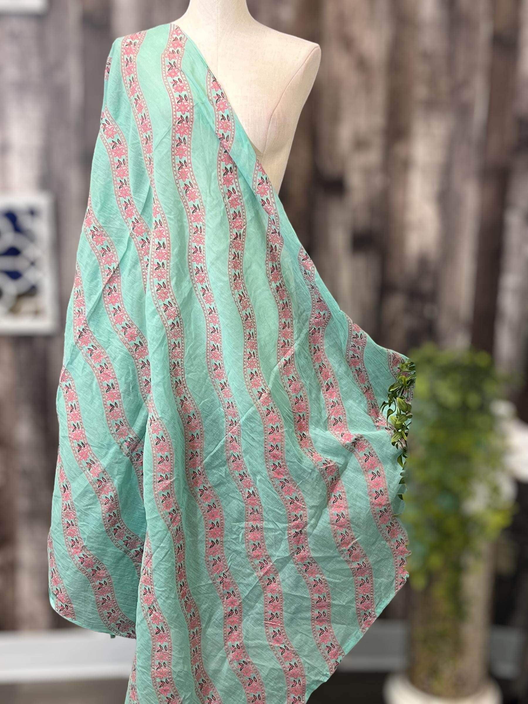 Printed cotton dupatta