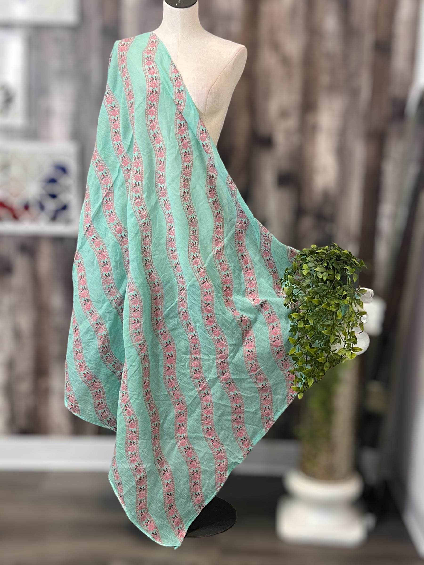 Printed cotton dupatta