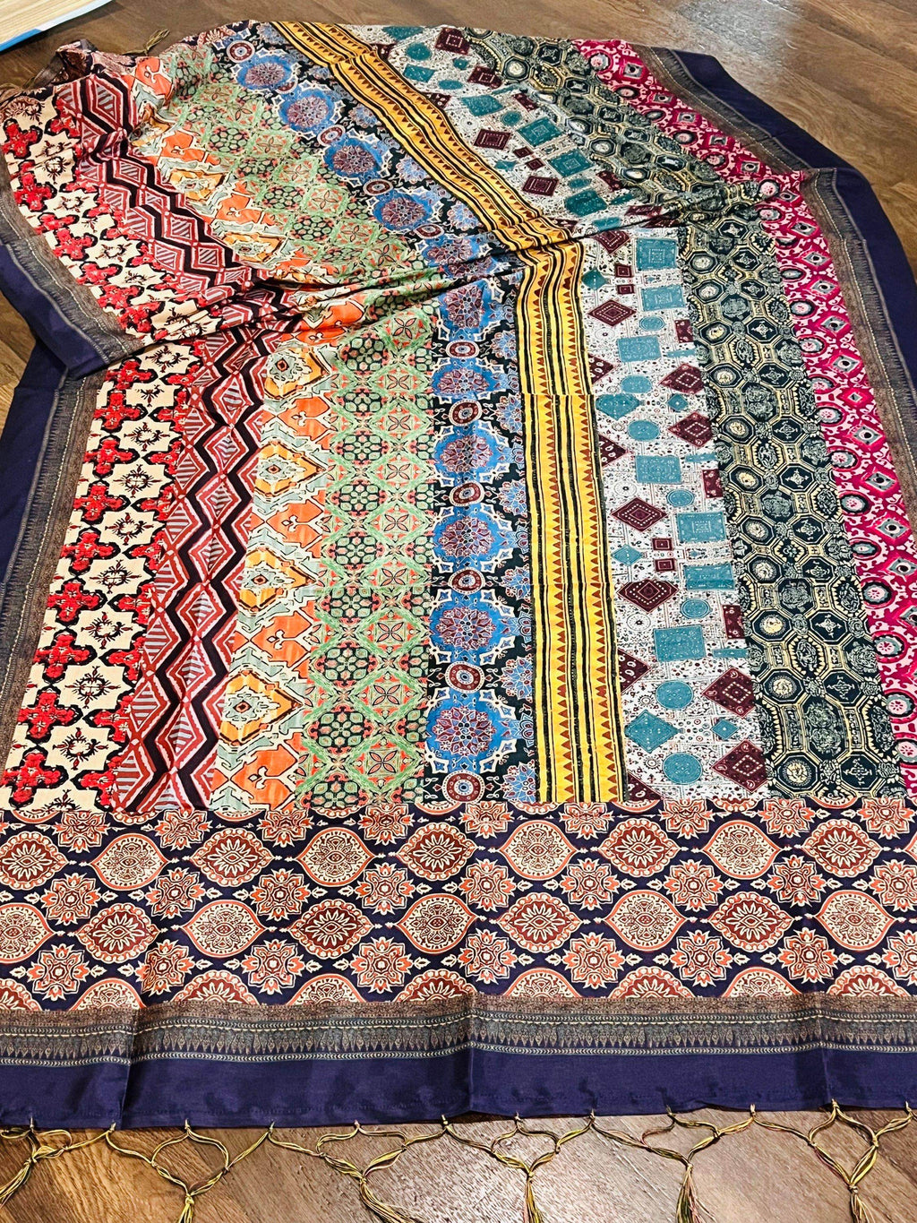 Tussar silk dupatta