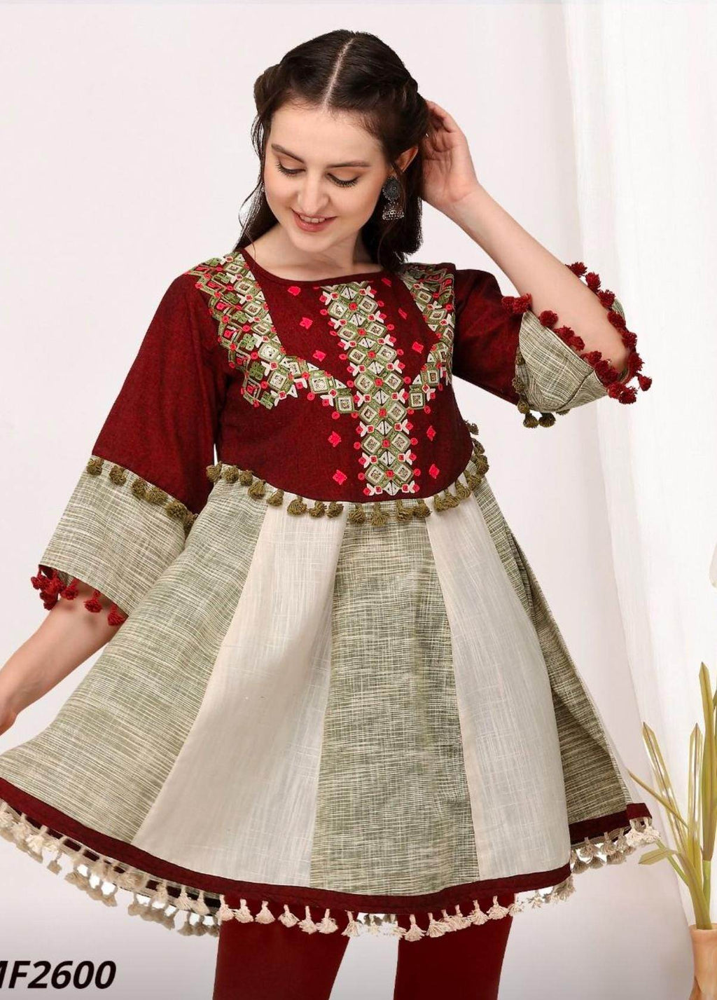 Cotton short kurti top
