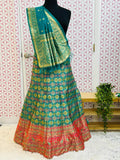 Silk lehenga set