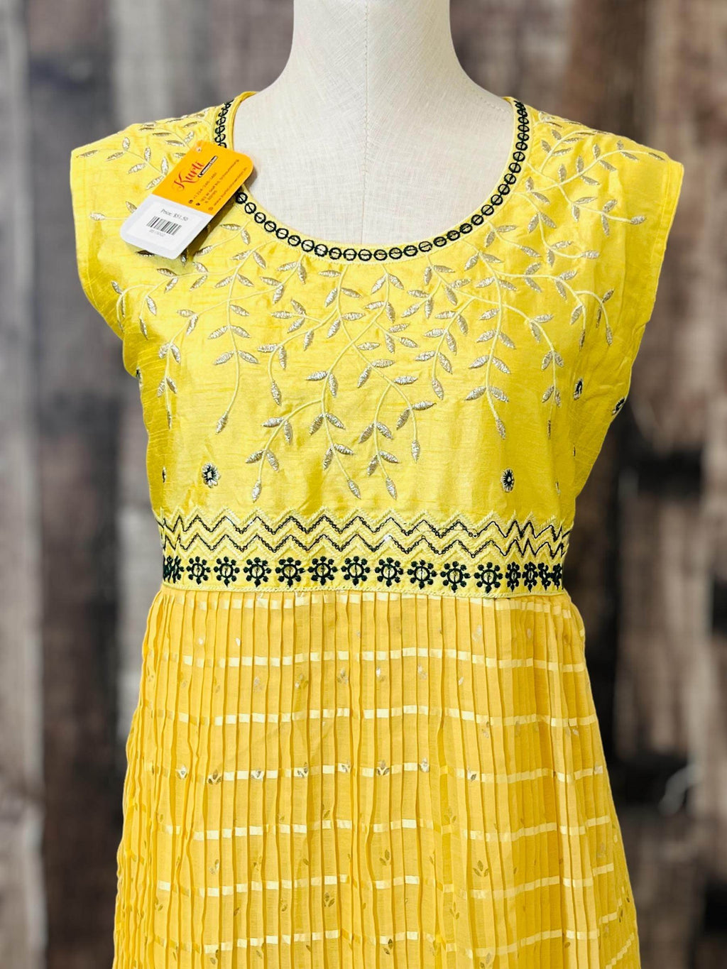 Chiffon silk kurti