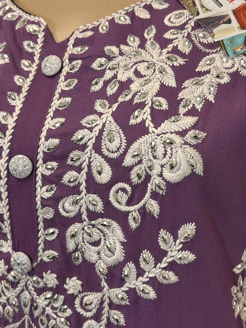 Violet : Chikankari kurti