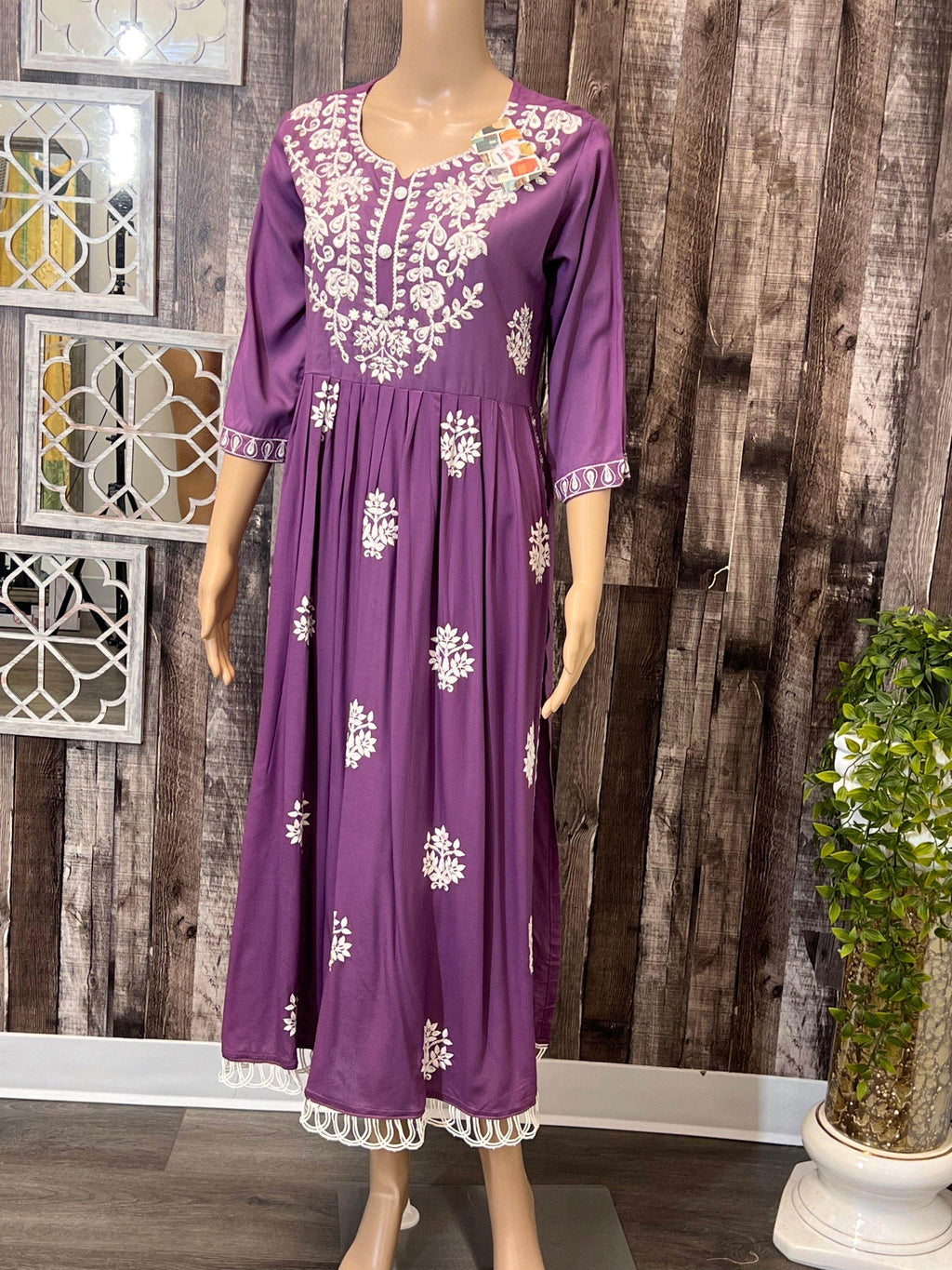 Violet : Chikankari kurti