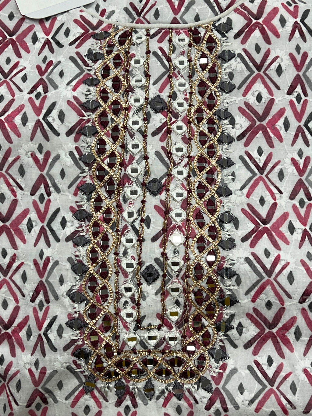 Cotton chikankari kurti