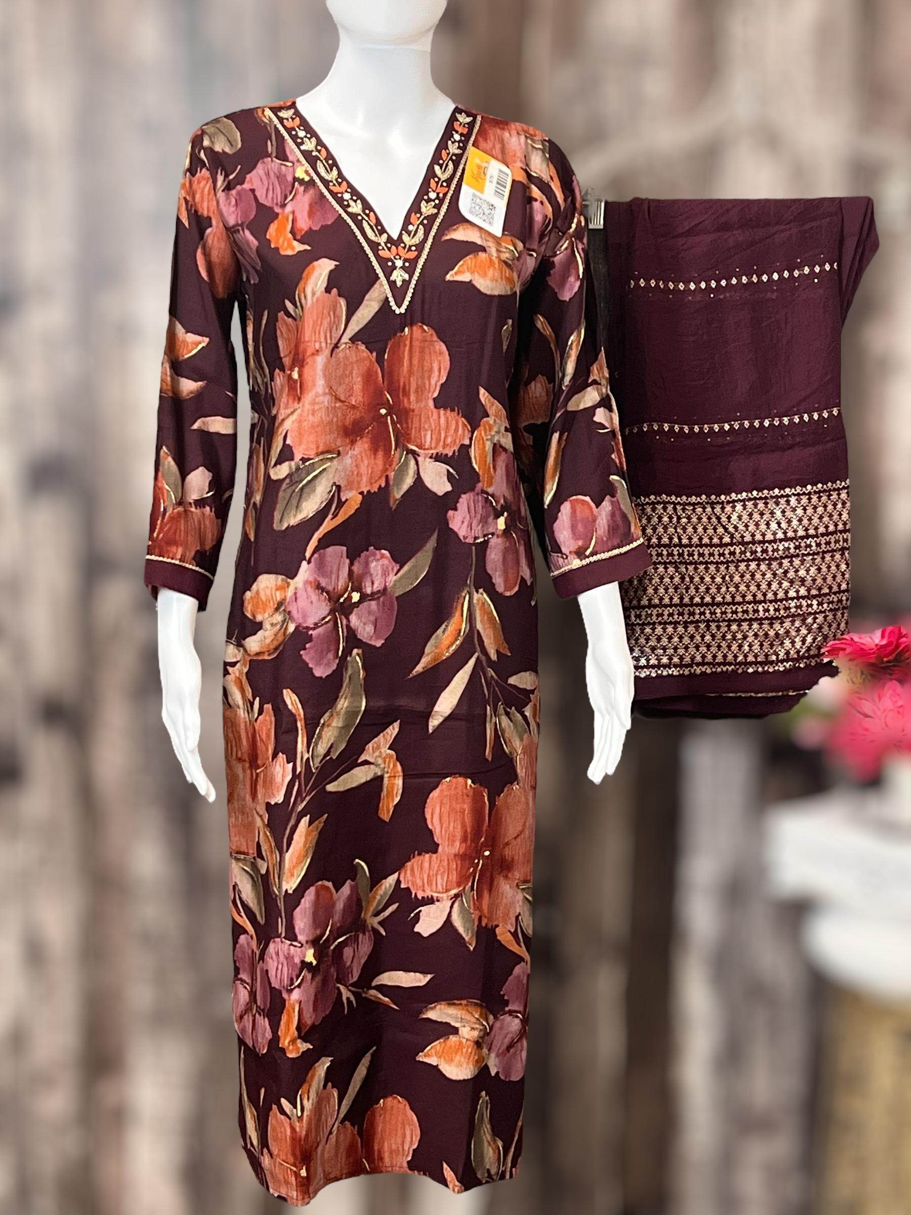 Modal silk kurti set | salwar kameez