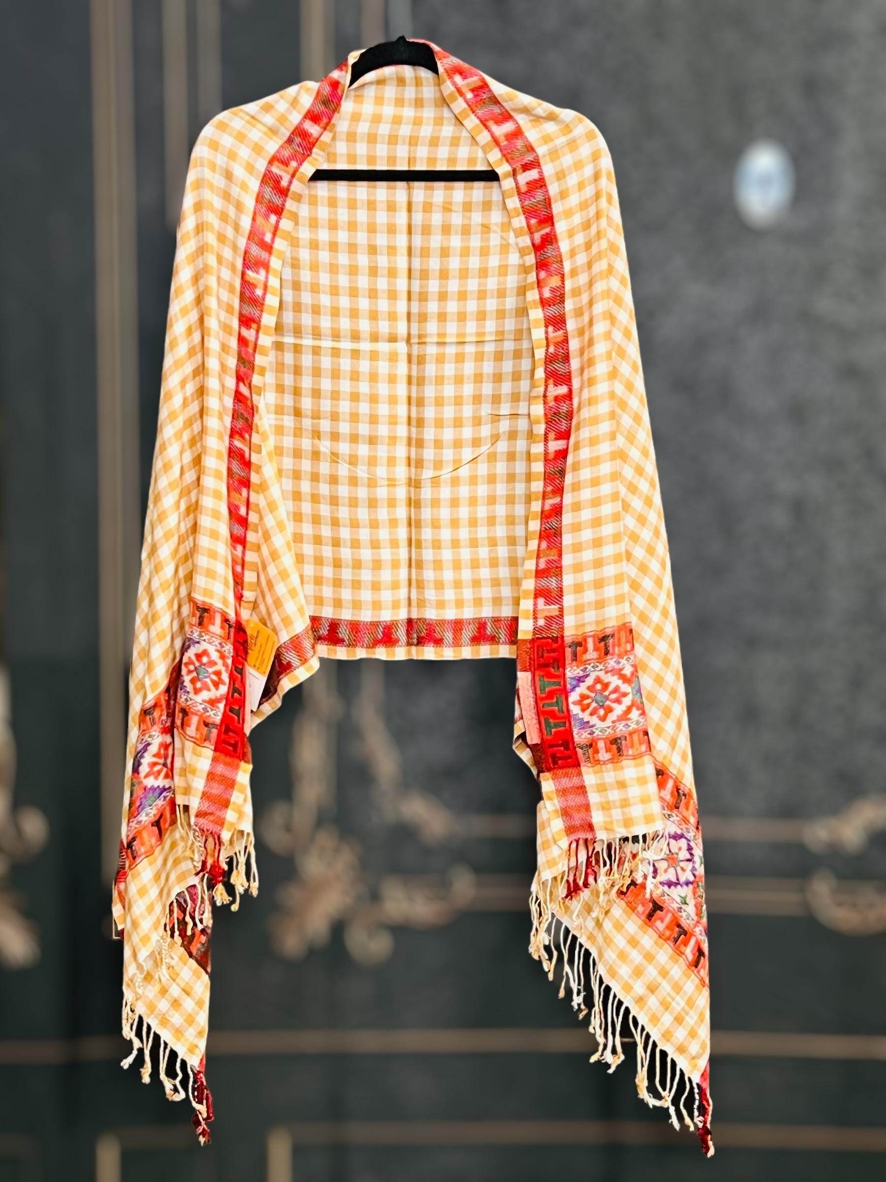 Soft cotton shawl