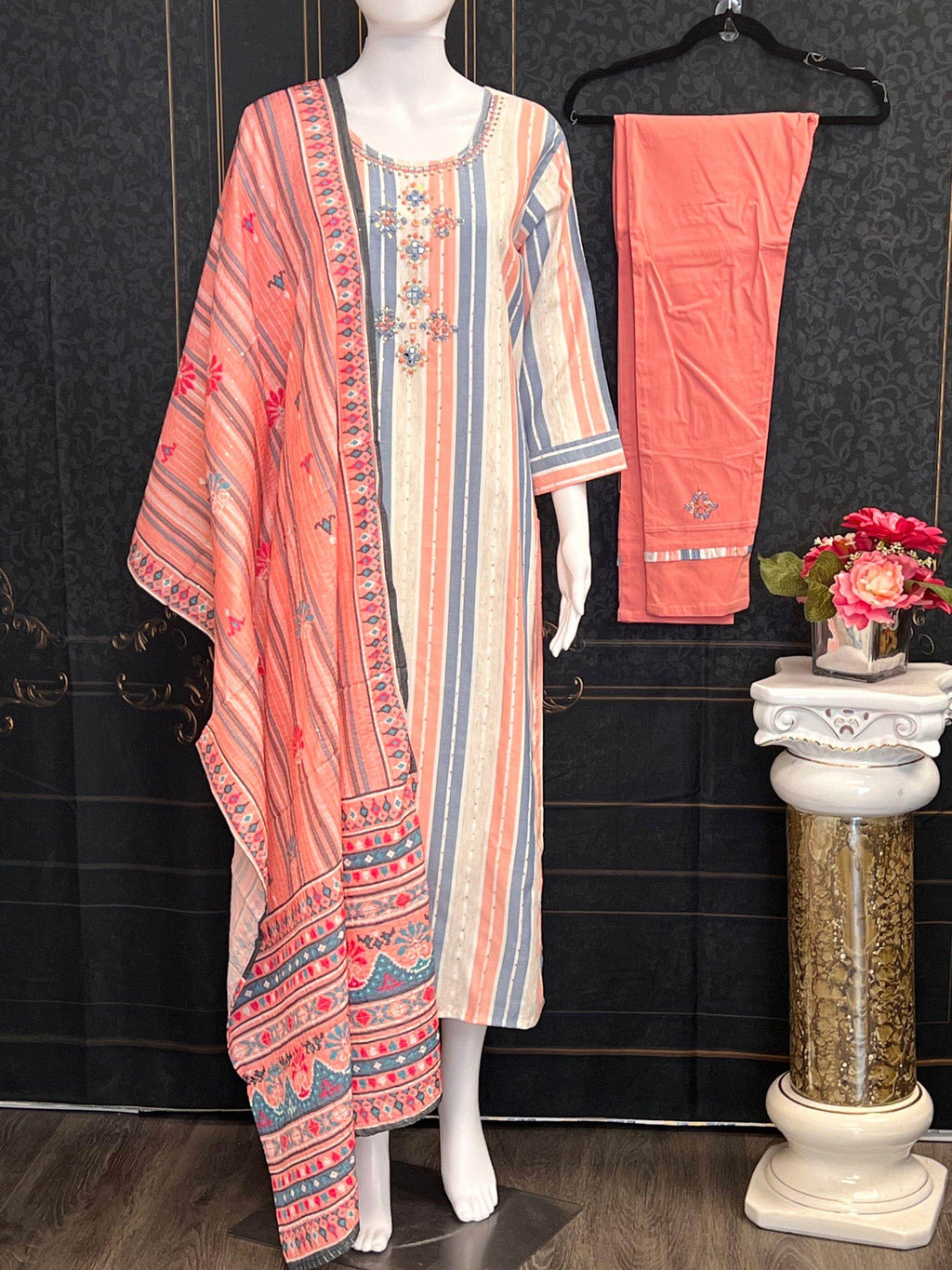 Soft cotton kurti pant set