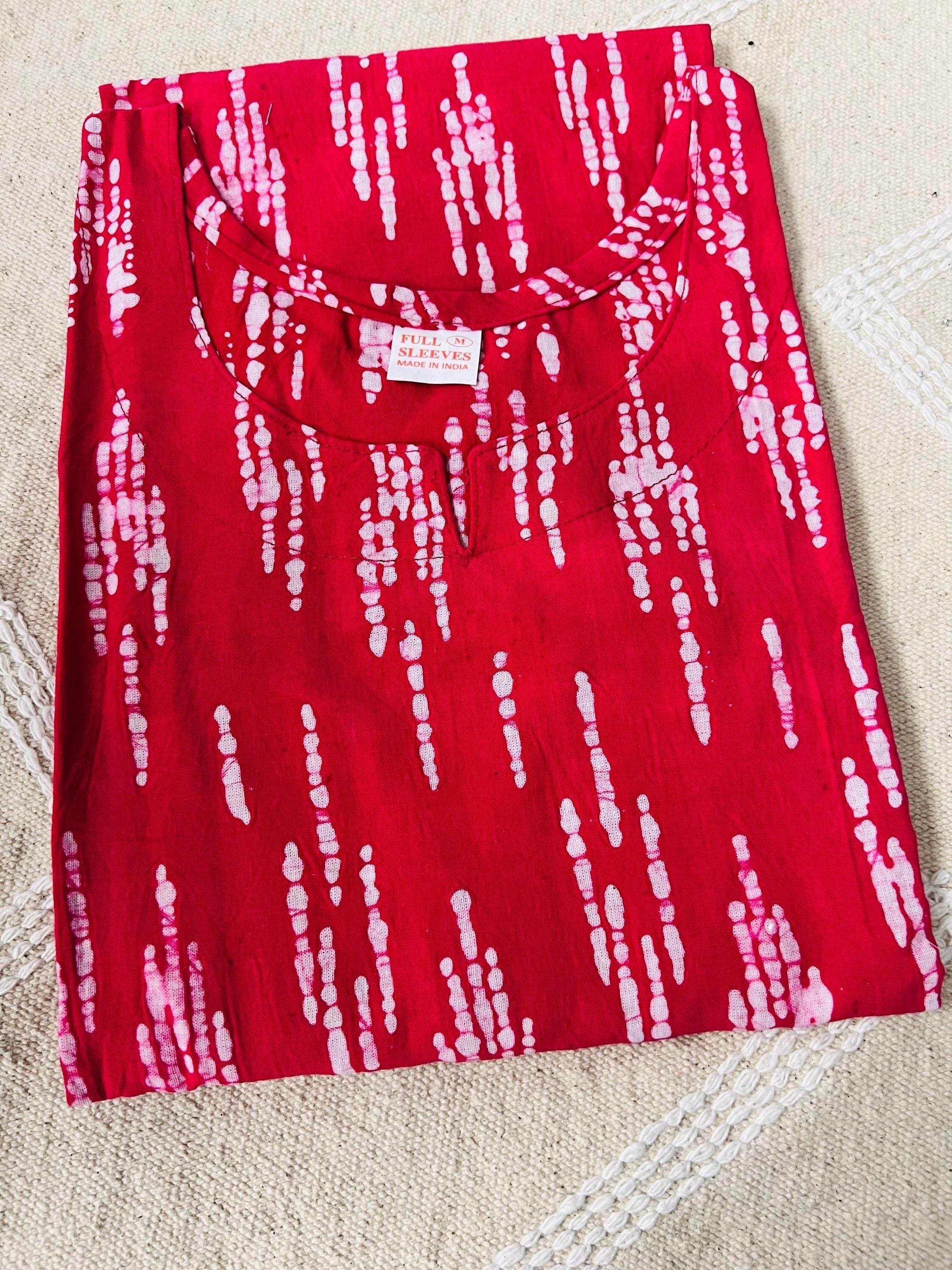 Pure cotton Short kurti