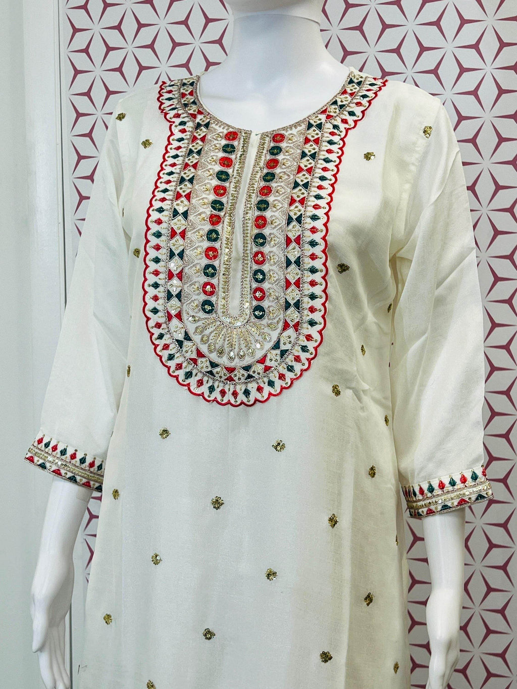 Soft silk kurti