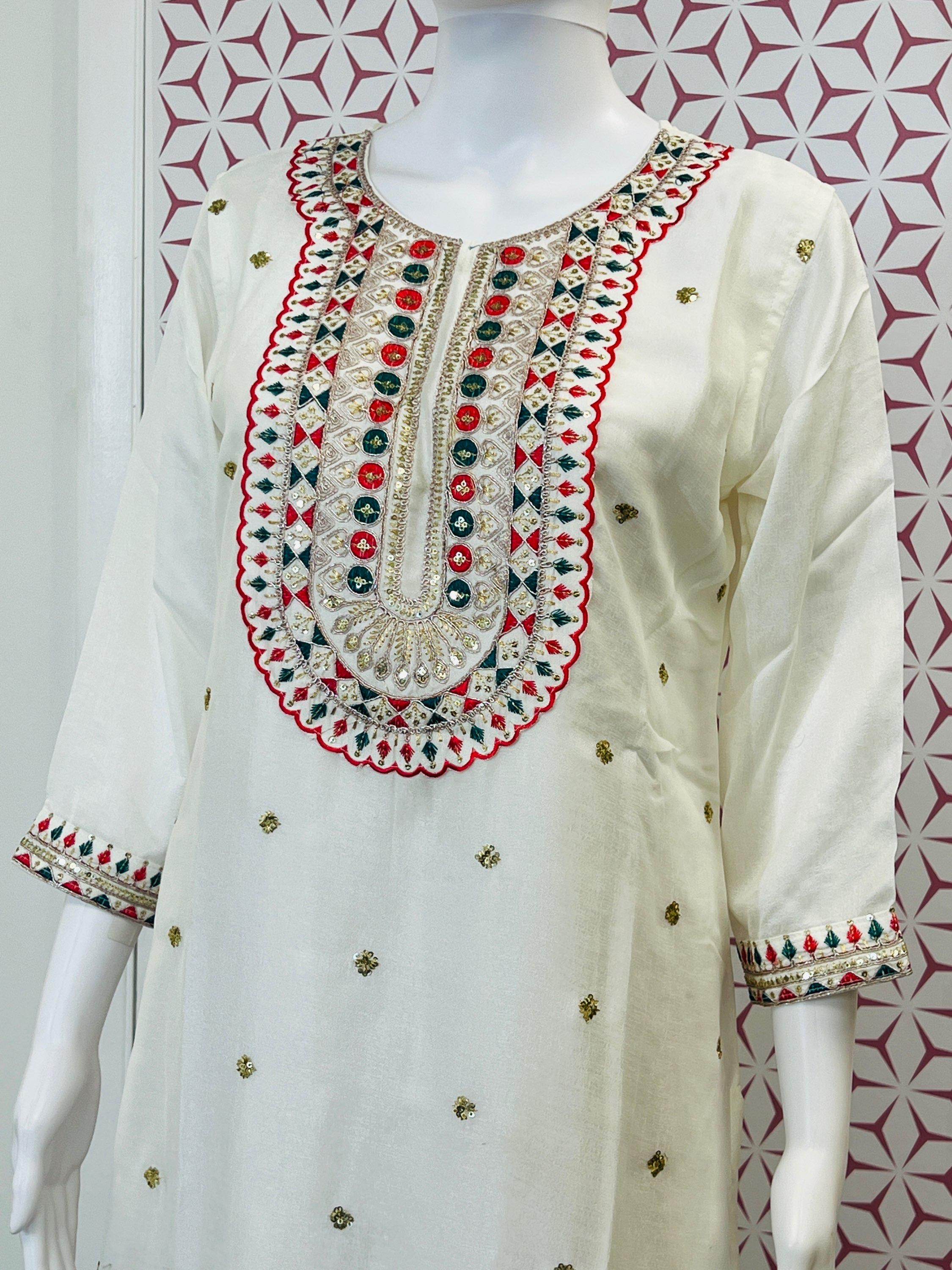 Soft silk kurti