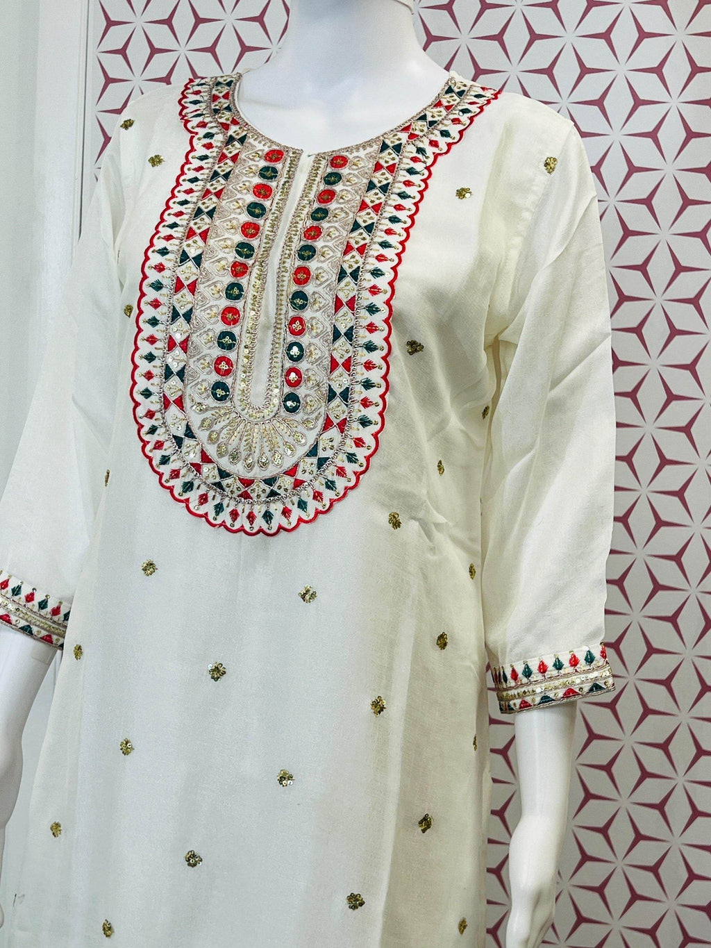 Soft silk kurti