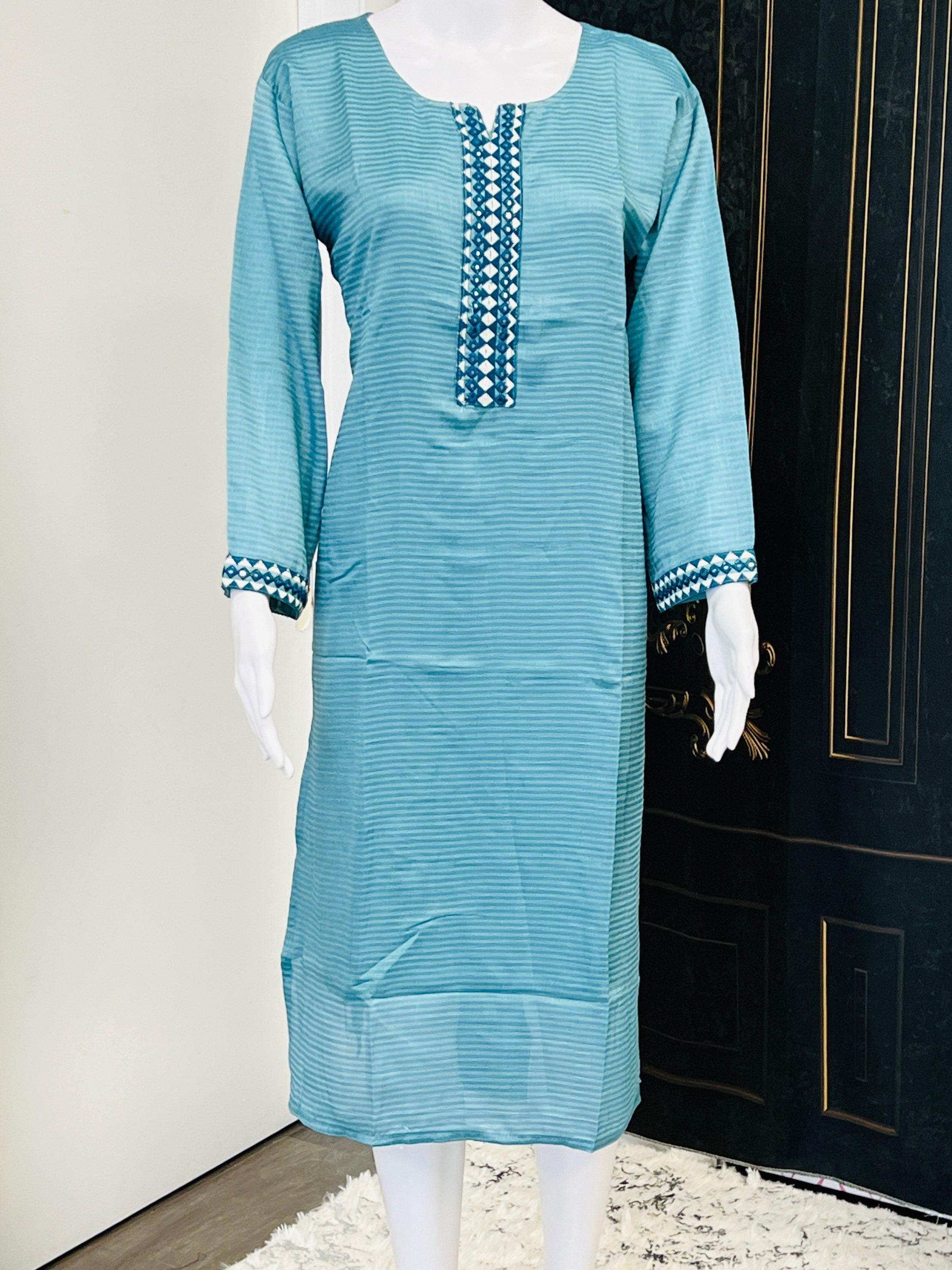 Chinon silk kurti