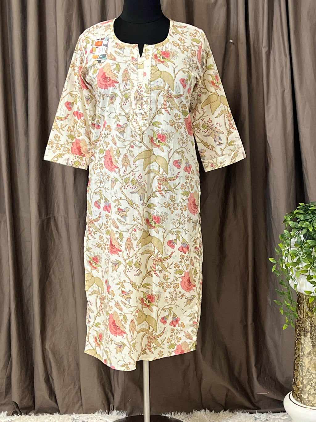Mulmul cotton kurti