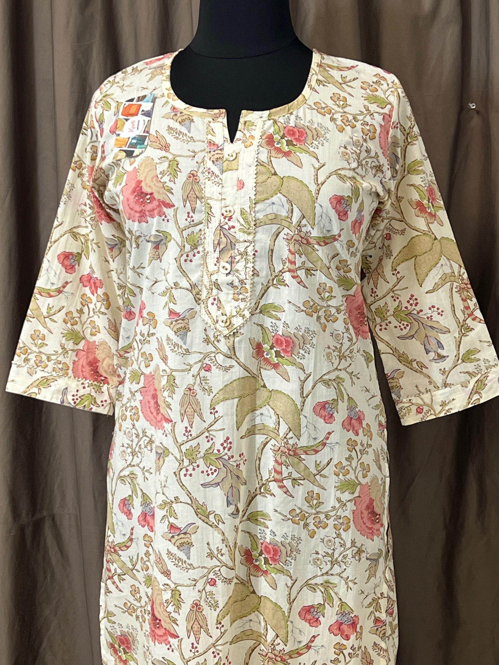 Mulmul cotton kurti