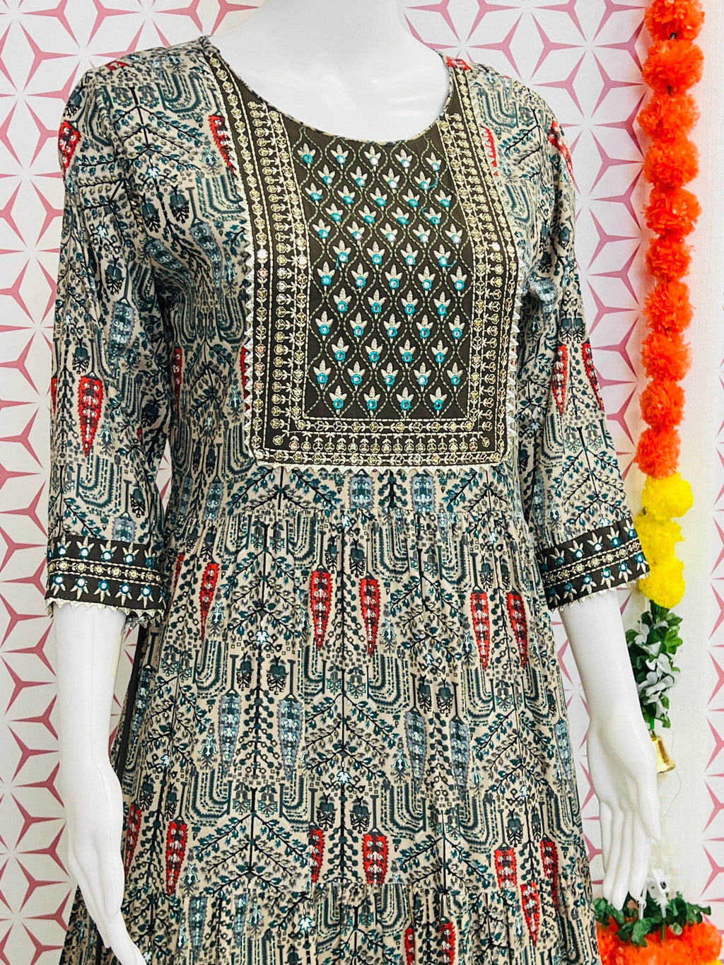 Rayon kurti | printed kurti