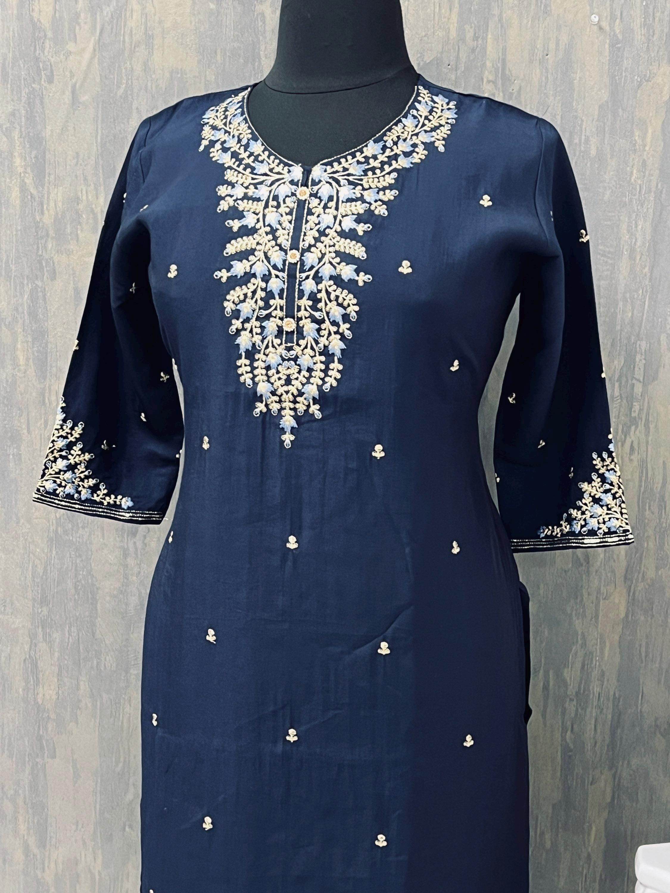 Modal silk kurti