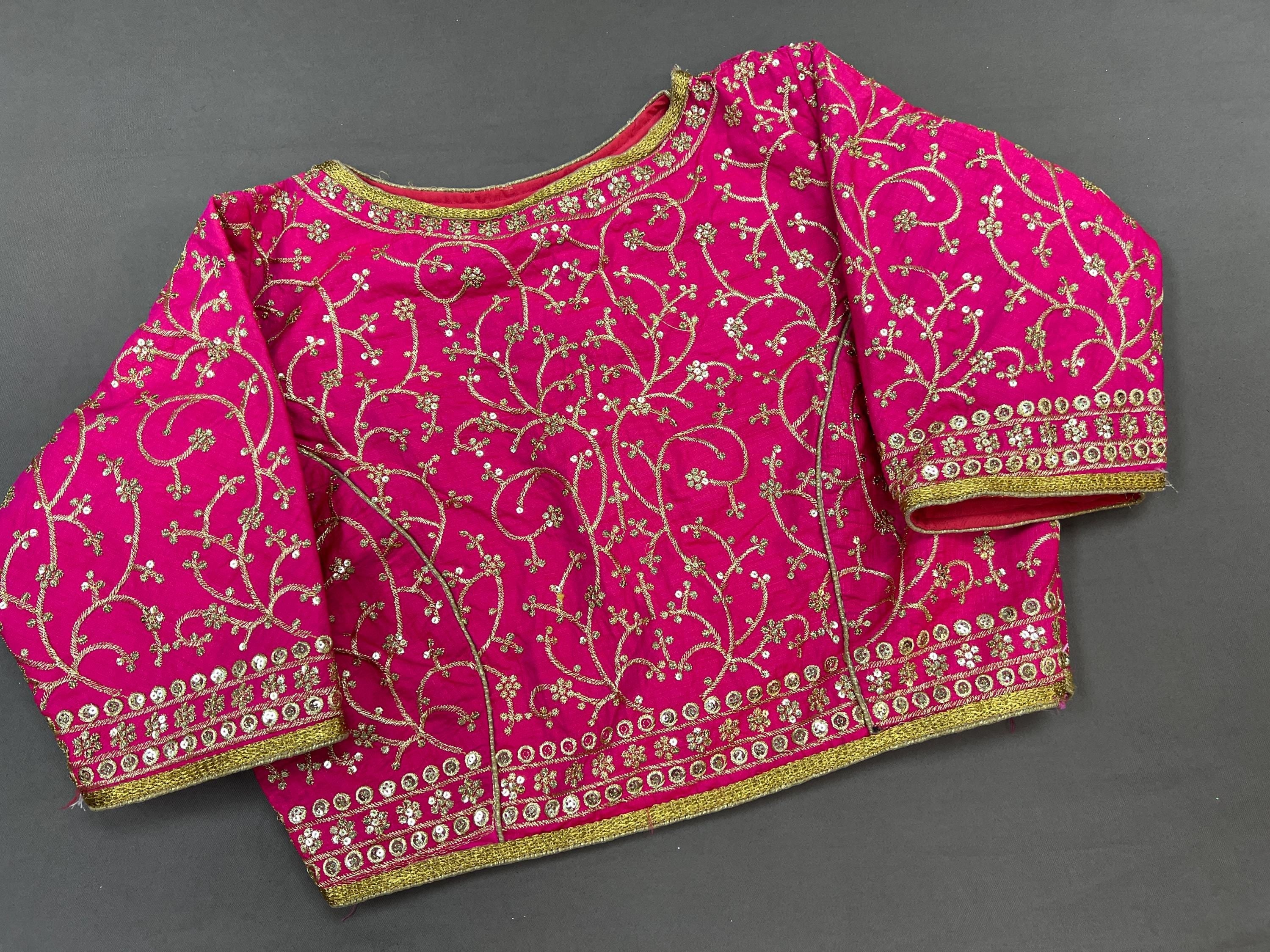 Silk party wear blouse | blouse for lehenga /saree