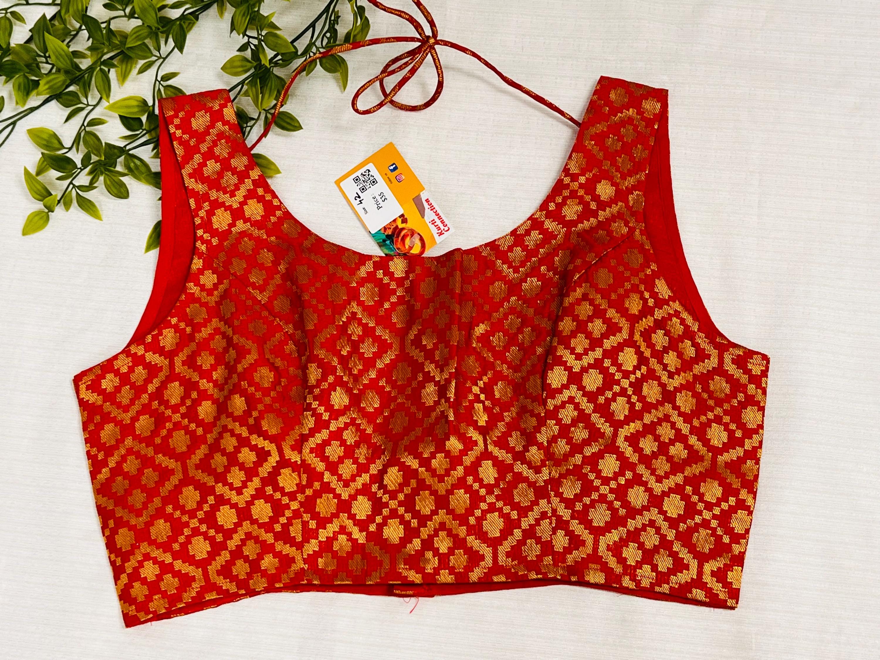 red blouse