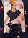 Cotton feeding gown | night gown for new moms