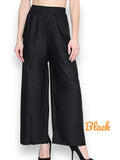 Black rayon palazzo