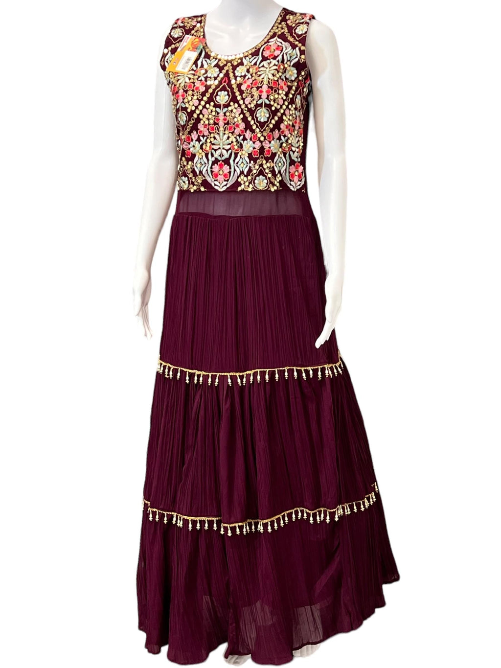 Georgette long gown