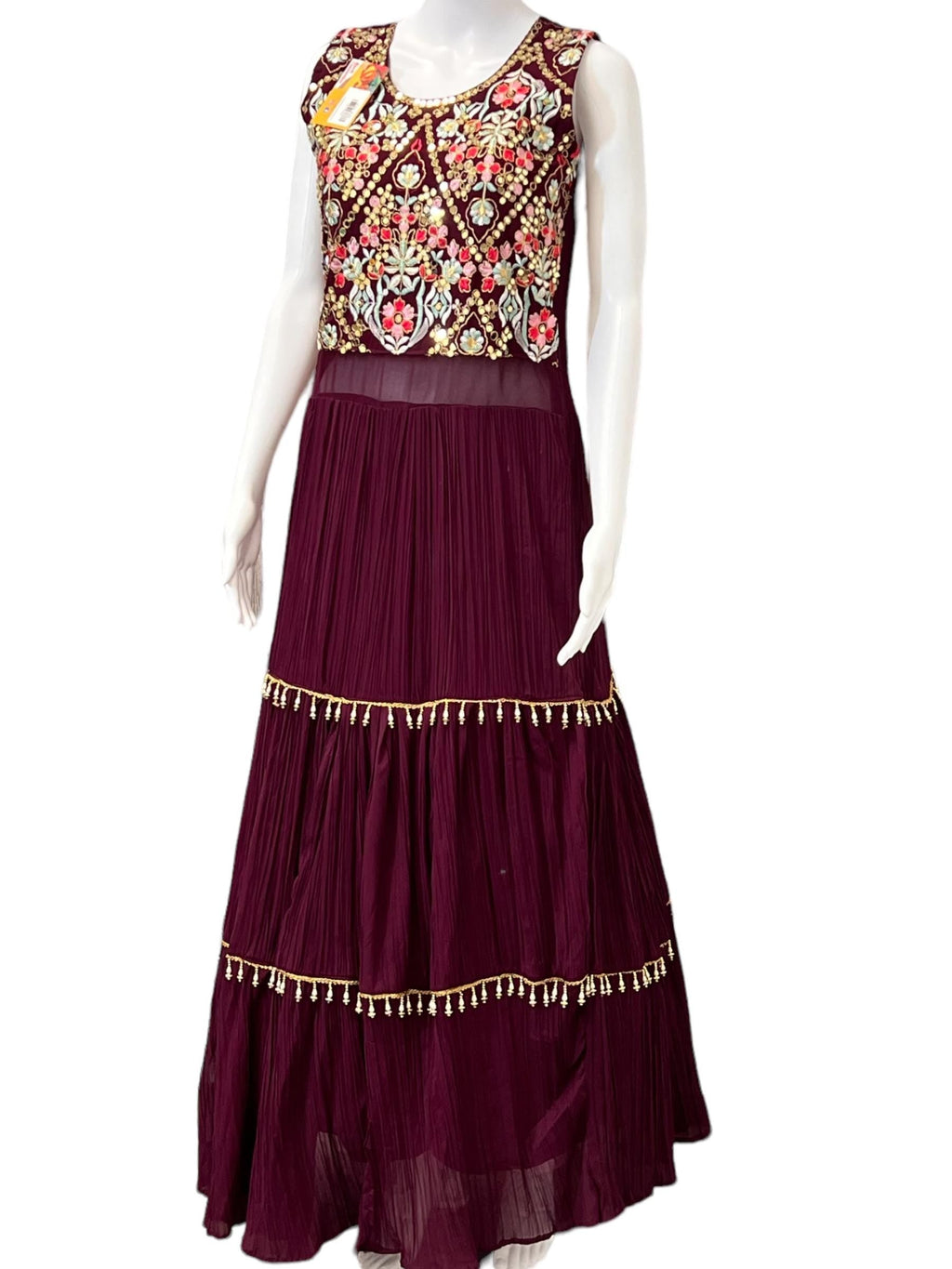 Georgette long gown
