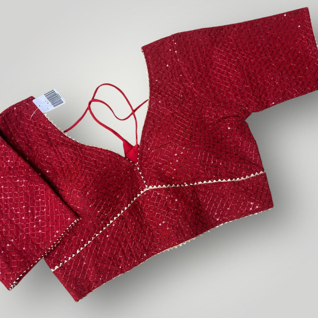 Readymade Blouse | maroon blouse