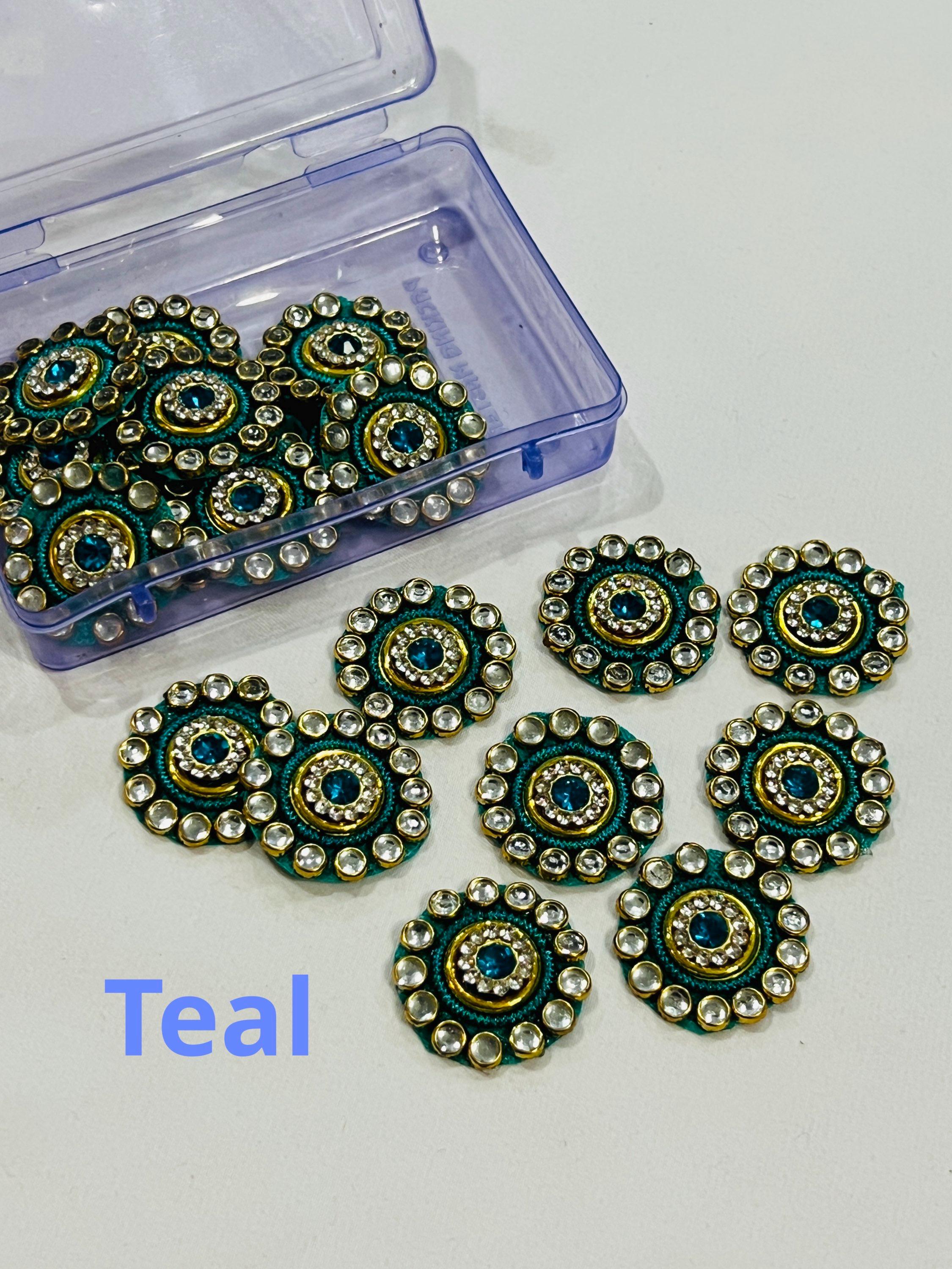 Kundan patches, decorative fabric patches
