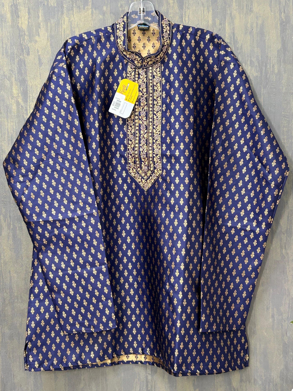 Silk short kurta for men